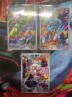 Pokemon TCG First Partner Illustration Collection Series 2 Galar GEN 8 Starters - Image 1