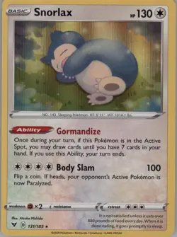Snorlax 131/185 - Pokemon SWSH04: Vivid Voltage - Image 1