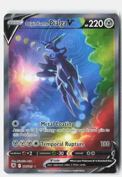 Origin Forme Dialga V 177/189 Astral Radiance Pokemon Holo MP Mitsuhiro Arita - Image 1