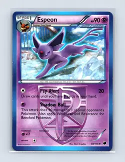 Espeon 48/116 Uncommon Plasma Freeze Pokemon Lightly Played - Image 1