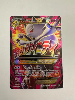 M Mewtwo EX Ultra Rare Holo BREAKthrough 160/162 Pokemon TCG 2015 - Image 1