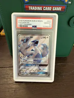 PSA 10 Pokemon Lugia GX Full Art Holo Lost Thunder 207/214 GEM MINT - Image 1