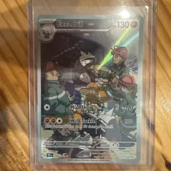 Pokemon TCG Excadrill 174/162 SV05 Temporal Forces Illustration Rare Holo - Image 1