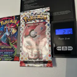 Pokemon 151 English Heavy Sealed Booster Pack & Phantasmal Flames - New & Sealed - Image 1