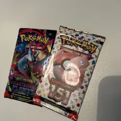 Pokemon 151 English Heavy Sealed Booster Pack & Phantasmal Flames - New & Sealed - Image 2