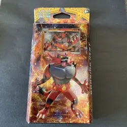 2017 Pokemon TCG Sun & Moon Roaring Heat (Incinerator) Theme Deck - Image 1