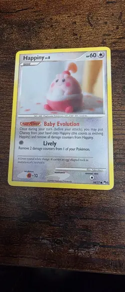 Happiny 14/17 Common POP Series 8 Pokemon Lightly Played - Image 1