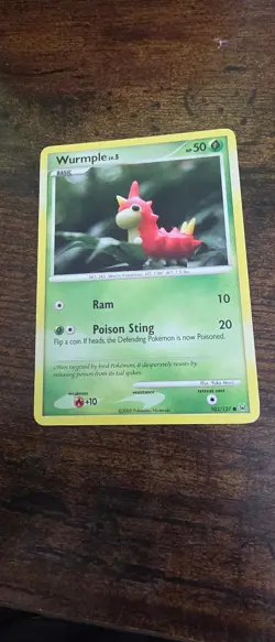 Wurmple 103/127 Common Platinum Pokemon Lightly Played - Image 1