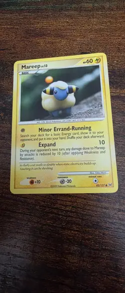 Mareep 82/127 Common Platinum Pokemon Lightly Played - Image 1