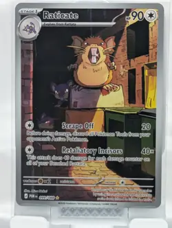 Pokemon Raticate 099/088 Illustration Rare Holo English - Image 1