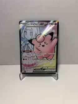 Pokemon TCG SV09 Lillie's Clefairy ex # 173 / 159 Ultra Rare Near Mint - Image 1