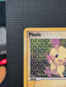 PLUSLE REVERSE HOLO STAMP 44/107 EX DEOXYS POKEMON ENGLISH NM - Image 2