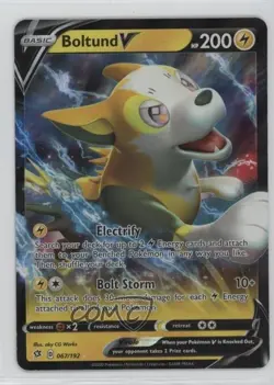 Boltund V Pokemon Sword & Shield Rebel Clash #067 - Image 1
