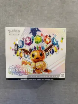 Pokemon Prismatic Evolutions Elite Trainer Box ETB | SEALED | (Dented Corners) - Image 1