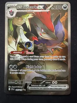 Pokemon TCG N's Zoroark Special Illustration Rare Journey Together 185/159 - Image 1