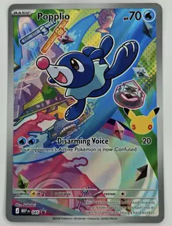 Pokemon TCG First Partner Illustration Rares Rowlet Litten Popplio 043 044 045 - Image 4