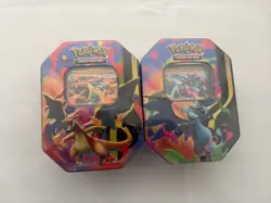 Pokemon TCG Mega Charizard EX X&Y tins ***Brand New*** - Image 1