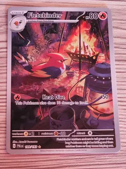 Pokemon TCG Fletchinder 199/193 Illustration Rare Paldea Evolved - NM - Image 1