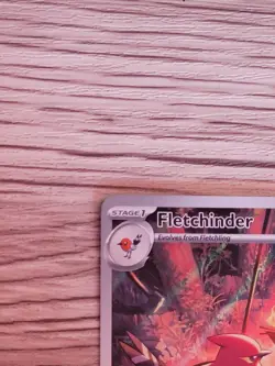 Pokemon TCG Fletchinder 199/193 Illustration Rare Paldea Evolved - NM - Image 2