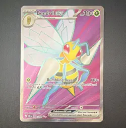 The Pokemon Company Beedrill ex 098/086 Ultra Rare Full Art Holo Stage 2 310HP - Image 1