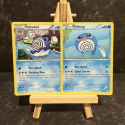 Pokemon TCG - Poliwhirl & Poliwag Furious Fists 15 & 16/111 - Reverse Holo - LP - Image 1