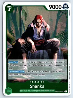 Shanks OP14-027 One Piece The Azure Sea's Seven Foil Rare Near Mint - Image 1