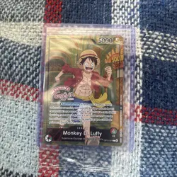 Carte One Piece – Monkey D. Luffy OP13-001 – Musee Grevin Paris Promo Exclu - Image 1