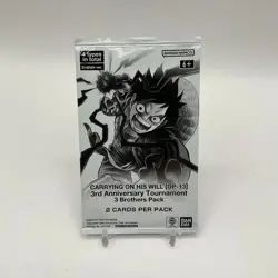 One Piece Card Game 3rd Anniversary OP-13 Tournament 3 Brothers Pack - Image 1