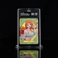 Bandai One Piece Nami EB03-053 Japanese TAG 10 Alt Art Foil Super Rare - Image 3