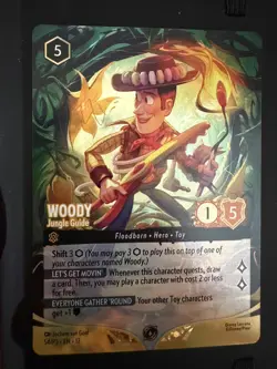 Woody Jungle Guide Foil Promo - Set Champs - Disney Lorcana - Image 1