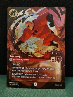 PACK FRESH! Mr Incredible Super Strong Enchanted 234/204 Lorcana Wilds Unknown - Image 1