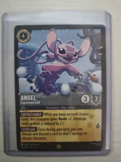 Disney Lorcana First Chapter Angel - Experiment 624 191/204 Cold Foil x2 - Image 2