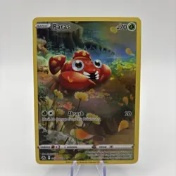 Paras GG32/GG70 Crown Zenith Galarian Gallery Pokemon Card - Image 1