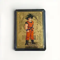 Dragon Ball Z Goku Gold Foil Card 1998 G1 - Image 1