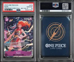 2025 One Piece NAMI OP09-070 Premium Card Collection Vol 4 “Gengar Nami” PSA 10 - Image 4