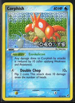 Corphish 57/107 EX Deoxys 2005 Reverse Holo Pokemon Card - Image 1