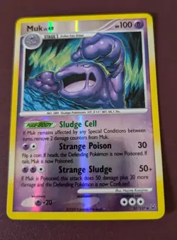Muk 57/127 Platinum Reverse Holo 2009 Pokemon TCG Card - Image 1