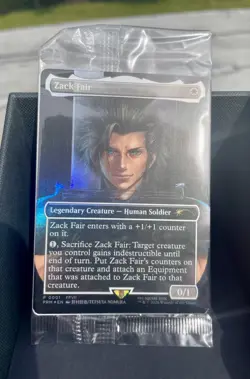 Sealed Zack Fair Magic the Gathering MTG Promo Card (FF7 Rebirth Switch 2 Bonus) - Image 2