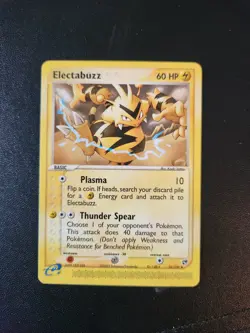 Electabuzz 35/100 Uncommon Pokemon 2003 EX Sandstorm e-Card Near Mint or Better - Image 1