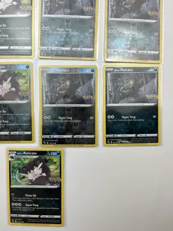 13 Card Lot rattata alolan raticate common Reverse Holo Pokemon TCG - Image 4