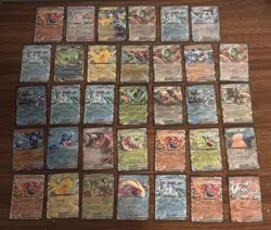 POKEMON TCG Lot Of 34 SCARLET & VIOLET ERA EX Rare Holographic Cards - Image 1