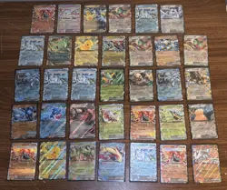 POKEMON TCG Lot Of 34 SCARLET & VIOLET ERA EX Rare Holographic Cards - Image 2