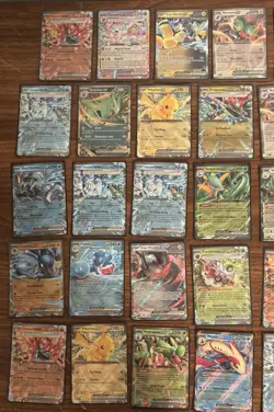 POKEMON TCG Lot Of 34 SCARLET & VIOLET ERA EX Rare Holographic Cards - Image 3