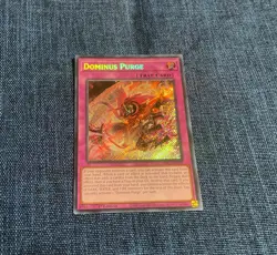Yugioh Dominus Purge INFO-EN078 Secret Rare 1st Edition Lightly Played - Image 1