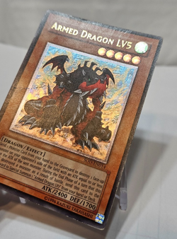 ULTIMATE Rare Armed Dragon LV5 SOD-EN014 Unlimited Yugioh 7692 - Image 3