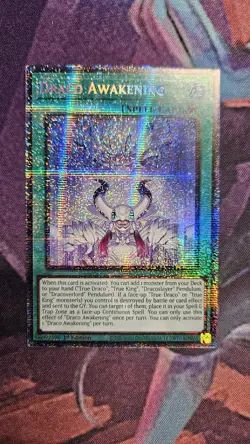 Yugioh! Draco Awakening DOOD-EN064 STARLIGHT RARE PREORDER - Image 1