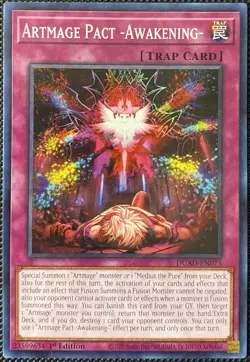 Artmage Pact -Awakening DUAD-EN075 Duelist's Advance 1st Edition Yugioh Card - Image 1