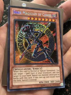 Yugioh Dark Magician Of Chaos LCYW secret Rare Unlimited Edition VLP/NM - Image 3