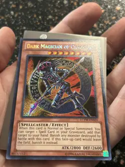 Yugioh Dark Magician Of Chaos LCYW secret Rare Unlimited Edition VLP/NM - Image 4