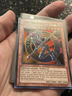 Yugioh Dark Magician Of Chaos LCYW secret Rare Unlimited Edition VLP/NM - Image 5